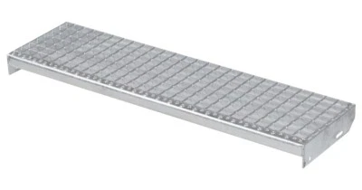 Metallstufe 1000x270mm | Gitterroststufen verzinkt | Treppenstufen 34x38 RESKRAT - Bild 1 von 4