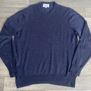 Osprey London Jumper Men’s Size XL Blue 100% Merino Wool - Picture 1 of 8