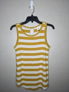 Cabi #4010 Damen XSmall gelb grau geripptes Futter Tanktop - Bild 1 von 6