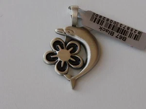 BICO Australia's Aloha (B67) silver plated pendant with black accent - Picture 1 of 3