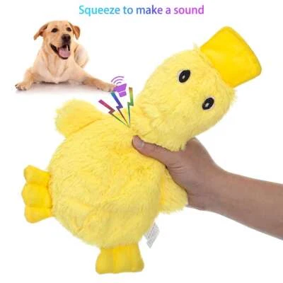 Dog Chew Toys for Aggressive Chewers, Durable Pet Interactive Squeaky Toys, Duck - Image 1 of 4