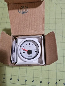 KUS Fuel Level Gauge Boat/Marine Fuel Tank Level Gauge 12/24V 52mm 240-33 ohms - Picture 1 of 2