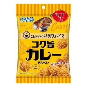 Bonchi Rich And Delicious Curry Reis Cracker, 55g x 10 Beutel_ - Bild 1 von 2