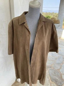 Calvin Klein Men’s Suede Shirt - Picture 1 of 9