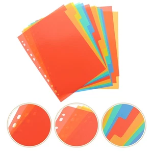 3 Sets A4 Index Divider Office Binder Separators with Tabs Folder Dividers - Picture 1 of 12