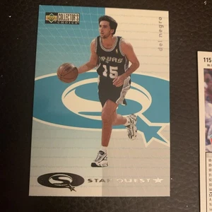 1997-98 Collector's Choice StarQuest Vinny Del Negro #SQ20 San Antonio Spurs - Foto 1 di 2
