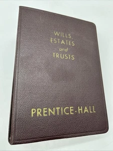 wills estates and trusts Prentice- Hall Wills Course 1955 Book Laws Book - Bild 1 von 16
