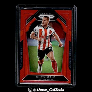 2020-21 Panini Prizm Premier League Billy Sharp Sheffield United Red Prizm - Picture 1 of 2