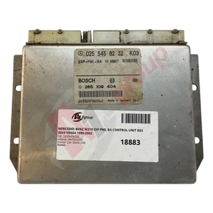 MERCEDES BENZ W210 ESP PML BA CONTROL UNIT K03 0265109404 1995-2003 0255456232 - Picture 1 of 12