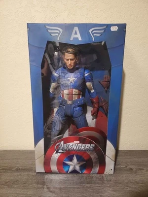 Экшн-фигурка NECA CAPTAIN AMERICA The Avengers 18 дюймов масштаб 1/4 НОВАЯ - Изображение 1 из 4