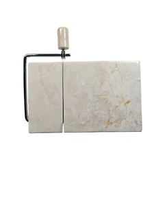 Marmor Käsehobel weiß 8"X5" Zoll Käseschneider Handarbeit Schneidebrett - Bild 1 von 8