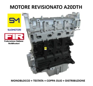 MOTOR ÜBERHOLT A20DTH OPEL INSIGNIA 2.0 CDTI 16V ASTRA ZAFIRA SAAB 9-5 FÜR - Bild 1 von 5