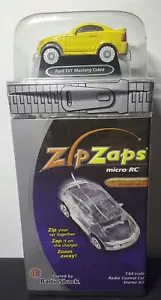 Zip Zaps Micro RC Ford SVT Mustang Cobra Yellow Car 2002 Factory Sealed - Picture 1 of 5