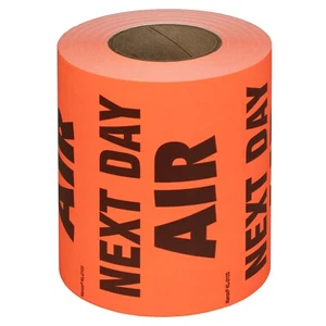 5" x 3" NEXT DAY AIR Inventory Stickers, Shipping Labels - 1500pc - Picture 1 of 2