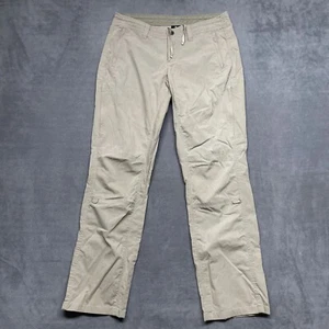 Pantalones Kuhl Legendary para mujer 8 beige algodón bolsillos elásticos pierna recta cremallera mosca - Imagen 1 de 16