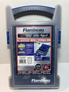 Flambeau 140-IQ Fishing Tackle Storage Box 2 Jitterbug and Assorted Lures - Picture 1 of 9
