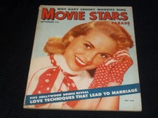 1954 SEPTEMBER MOVIE STARS PARADE MAGAZINE - JANET LEIGH FRONT COVER - E 1425