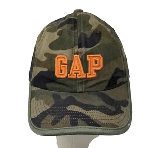 GAP Kids Fitted Hat Green Camo Size S/M Embroidered Logo Cotton - Picture 1 of 9