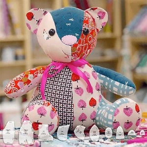 Memory Bear Template Ruler Set with Video Instructions - Acrylic 15inch - Picture 1 of 7