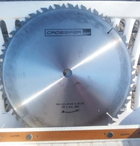 LAMA SEGA CIRCOLARE WIDIA CARBURO 450mm Usata una volta - Foto 1 di 4