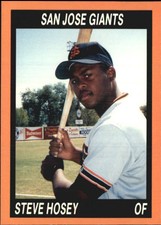1990 San Jose Giants Cal League Cards #28 Steve Hosey