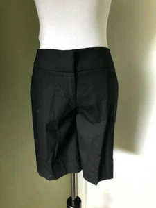 BEBE WOMENS BLACK WOOL BLEND SHORTS SIZE 0 - Picture 1 of 4