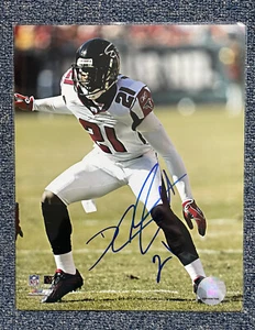 VINTAGE DEANGELO HALL AUTO SIGNED 8 x 10 PHOTO RARE ATLANTA FALCONS - Picture 1 of 2