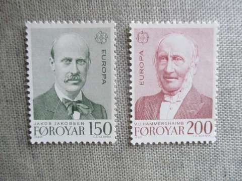 Faroe Islands, Scott#53-54, MNH Cover