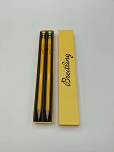 Breitling 2 x PENCILS in BOX UNUSED / NEW 100% Authentic PENCIL - Picture 1 of 4