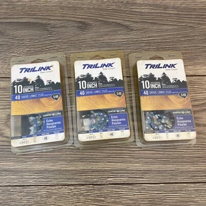 Lot of 3 RILINK 10" Pole Chain Saw 40 Drive Links S40 Echo Husqvarna Poulan - Picture 1 of 5