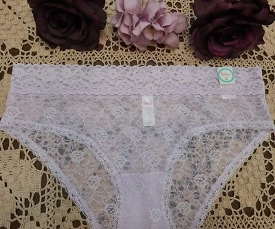 8/XL FLIRTITUDE SeXy See Thru Peek a Boo ChEEky  Lace Panties ~ NWT - Image 1 of 4