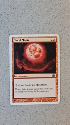 Blood Moon - Magic The Gathering MtG  - 8th Edition  - VG - Image 1 of 2