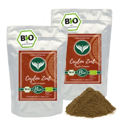 BIO-Ceylon Zimtpulver 1000g | Zimt gemahlen ( 1kg ) - Bild 1 von 4