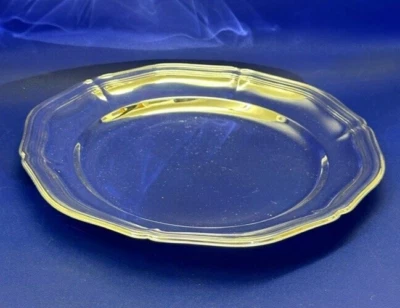 Glänzender Platzteller, versilbert? 25 cm - Bild 1 von 3