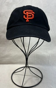 San Francisco Giants Black Orange SF Adjustable Back Hat BWM Global Cap - Imagen 1 de 6
