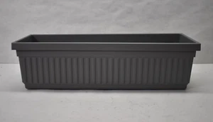 The HC Companies Venetian Flower Box 24" Warm Gray Finish Color VNP24000A42 - Picture 1 of 6