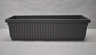 The HC Companies Venetian Flower Box 24" Warm Gray Finish Color VNP24000A42 - Image 1 of 4