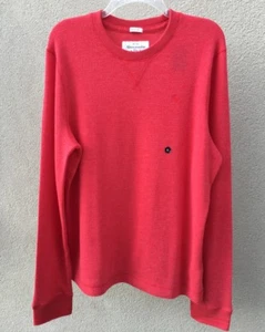 ABERCROMBIE & FITCH MEN SHIRT Size X LARGE red NEW authentic long sleeve moose - Picture 1 of 3