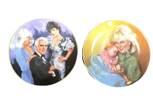2x DynastyTelevision Series Royal Orleans Collector Plates - Picture 1 of 2
