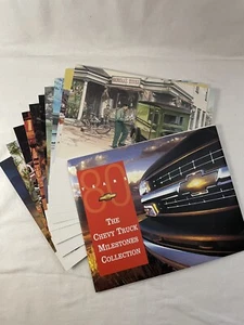 CHEVY TRUCK MILESTONES COLLECTION 10 NOS 8x10 PRINTS & INFO 80 Years CHEVROLET - Picture 1 of 15