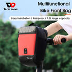 WEST BIKING Shoulder Crossbody Bag Portable Bike Bag Waterproof for Bike Scooter