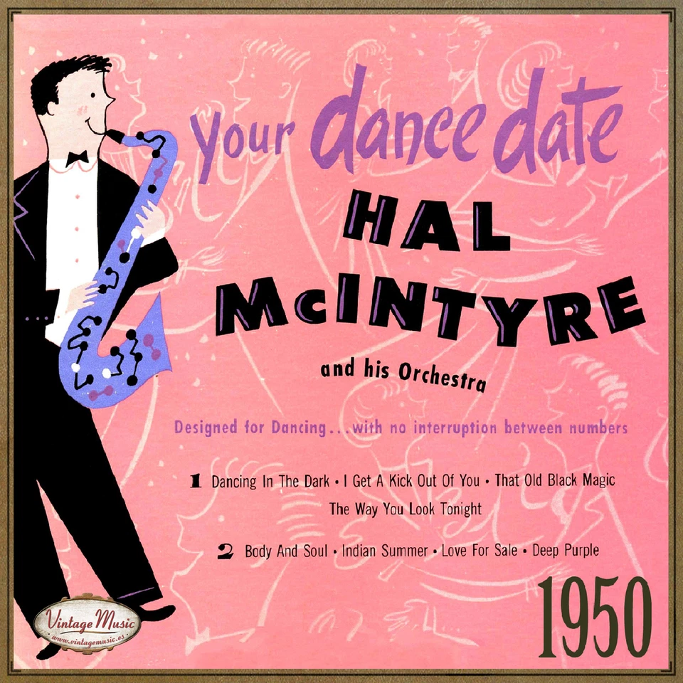 HAL MCINTYRE CD Vintage Dance Orchestra / Idian Summer , Deep Purple , Dancing - Image 1 of 3