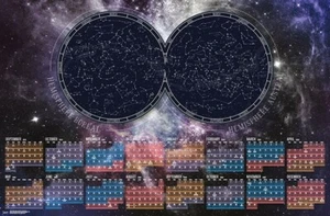 ASTROLOGÍA - CALENDARIO DE CARTELES 2020 - 22x34 - 17691 - Imagen 1 de 1