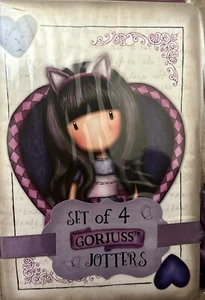 Santoro Gorjuss 4er Set ~ 76 Seiten ~ gefüttert ~ gepunktetes Gitter ~ einfache & gefütterte Jotter - Bild 1 von 2
