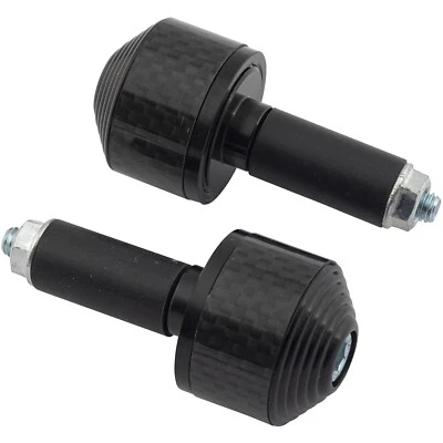 Set Bilancieri Contrappesi Stabilizzatori Manubrio Moto Scooter Alluminio Nero - Image 1 of 3