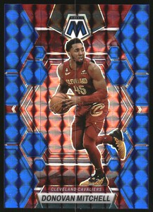 2022-23 Panini Mosaic Mosaic Blue #5 Donovan Mitchell /199