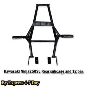 Kawasaki NINJA250SL Subcage With 12 Bar Black Tail Crash cage For Stunt Part - Picture 1 of 6