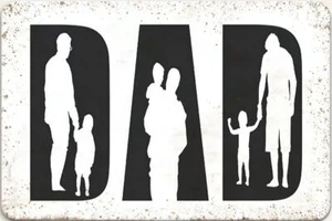 Fathers Day Dad Sign 8x12 - Picture 1 of 8