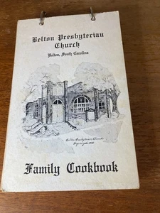 Belton SC Presbyterian Church Family Cookbook 1981 B4 - Picture 1 of 5