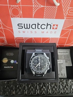 Omega x Swatch MoonSwatch Mission to the Moon Watch - Boxed with Papers. - Image 1 of 4